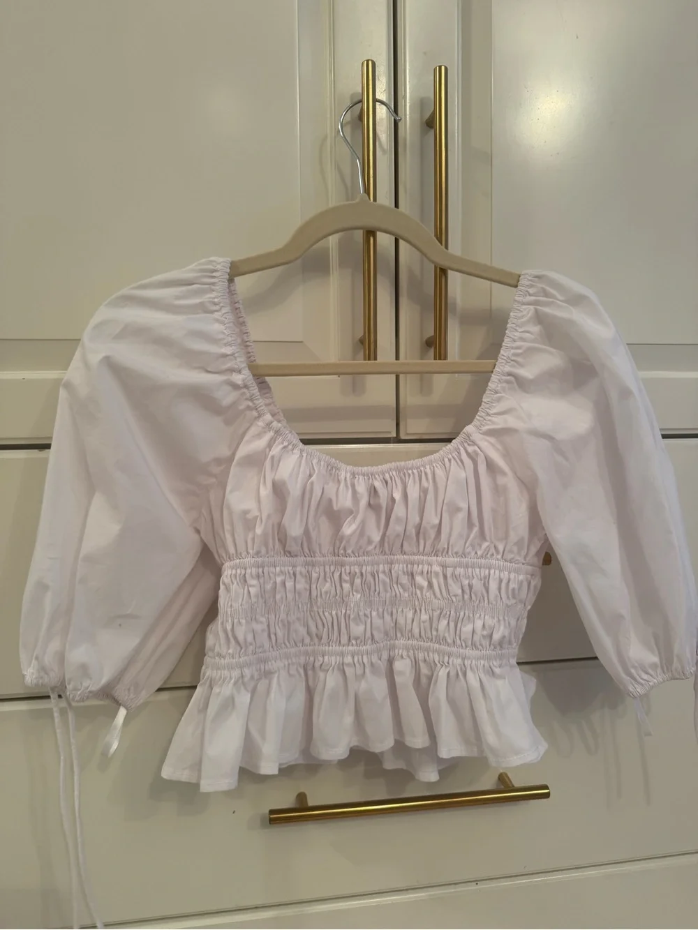 STAUD smocked bodice